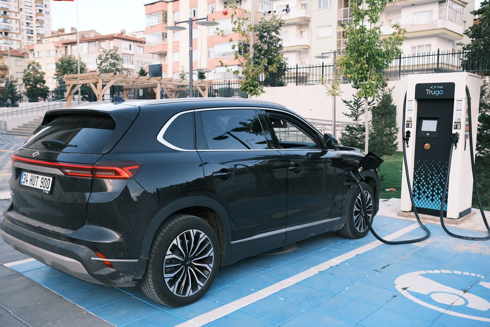 EV charging infrastructure in progress